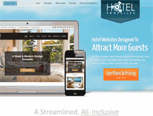 Tablet Screenshot of hotelpropeller.com
